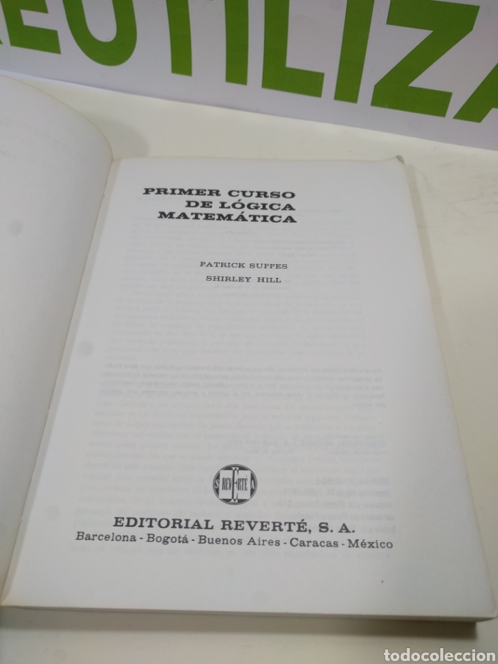 Libros de segunda mano de ciencias: Introducci&oacute;n a la log&iacute;stica matem&aacute;tica. Editorial Reverte. S A - Foto 2