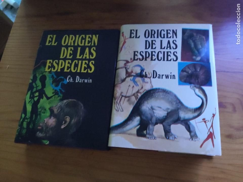 Libros de segunda mano: EL ORIGEN DE LAS ESPECIES. DARWIN. 2 TOMOS. PETRONIO 1978 - Foto 1