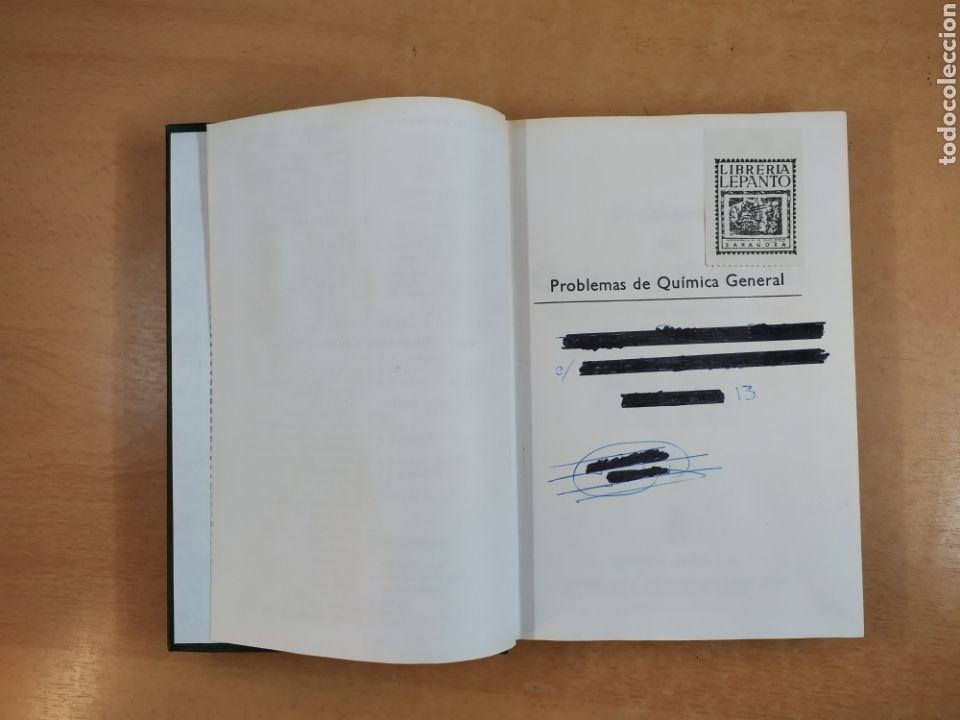 Libros de segunda mano de ciencias: PROBLEMAS DE QUIMICA GENERAL / J. IBARZ / 1981. EDITORIAL MAR&Iacute;N - Foto 2