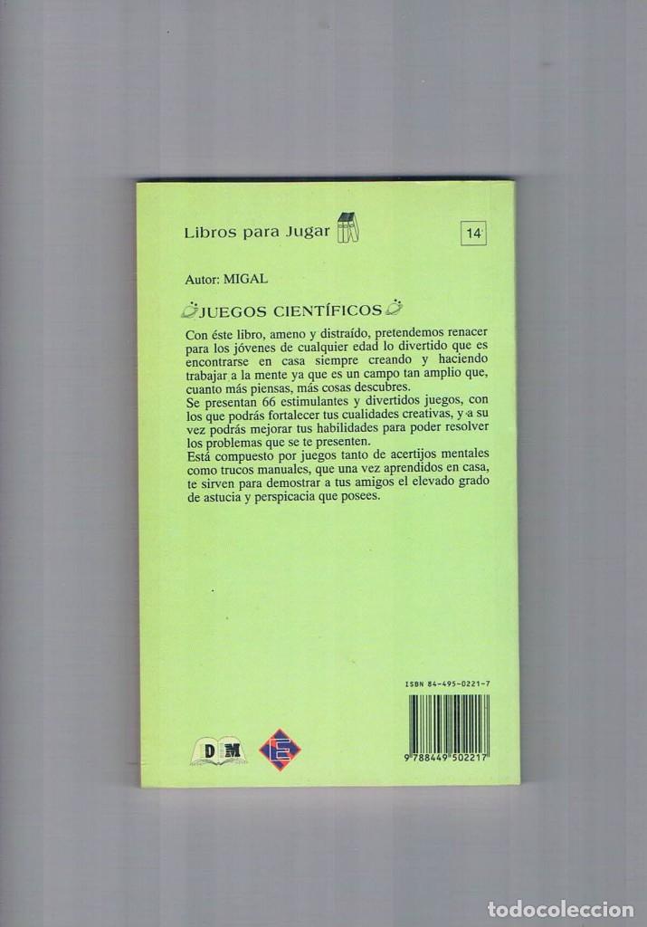 Libros de segunda mano de ciencias: Juegos cientificos Migal libros para jugar 1995 **- - Foto 2