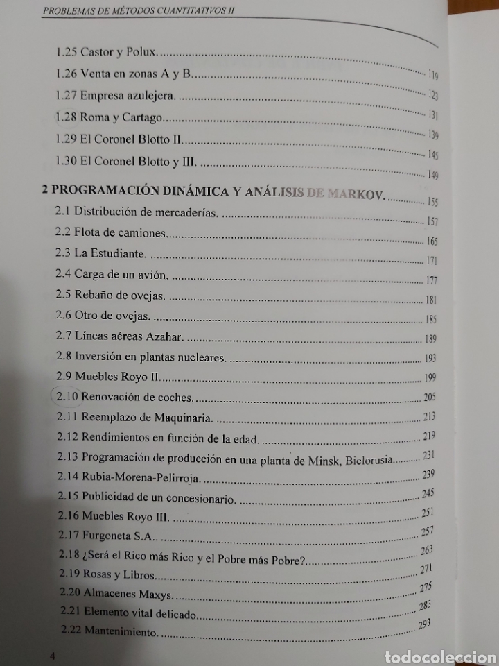 Libros de segunda mano de ciencias: Problemas de m&eacute;todos cuantitativos. Volumen 2 - Foto 5