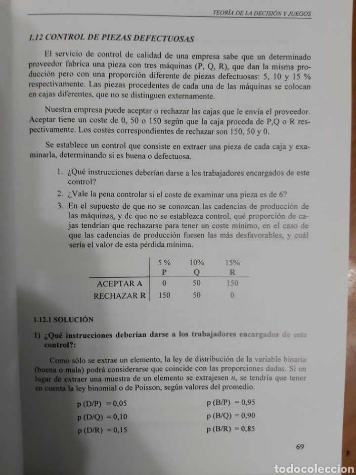 Libros de segunda mano de ciencias: Problemas de m&eacute;todos cuantitativos. Volumen 2 - Foto 9