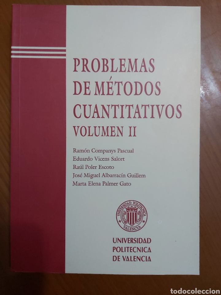 Libros de segunda mano de ciencias: Problemas de m&eacute;todos cuantitativos. Volumen 2 - Foto 1