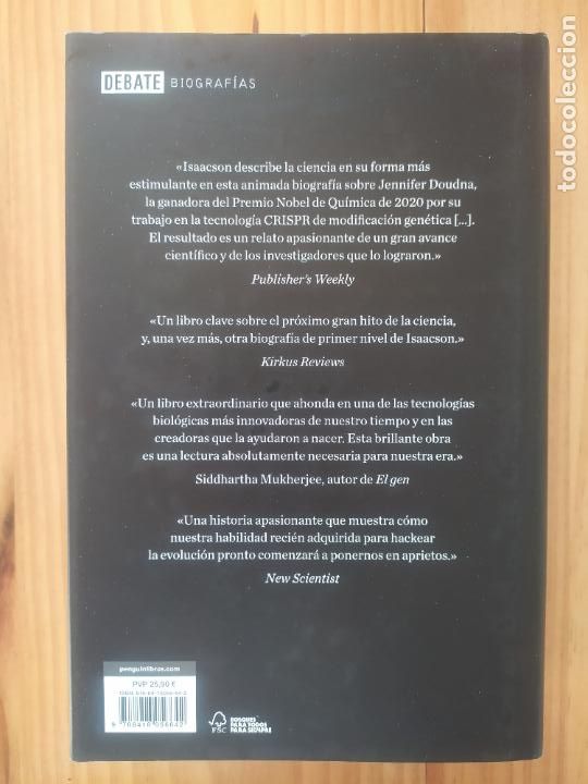 Libros de segunda mano: EL CODIGO DE LA VIDA - ISAACSON, WALTER. GEN&Eacute;TICA - Foto 2
