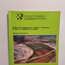 Libros de segunda mano: INSTITUTO TECNOLÓGICO GEOMINERO DE ESPAÑA. SERIE, INGENIERÍA GEOAMBIENTAL. 1989.. Lote 340360848