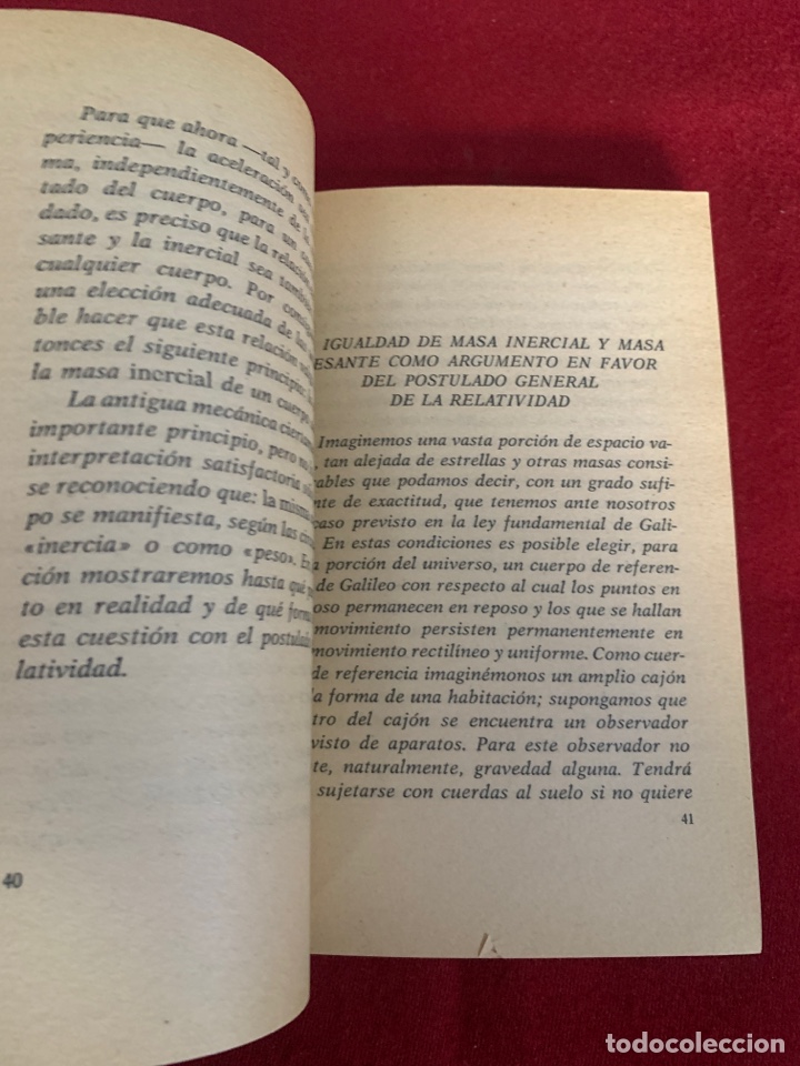 Libros de segunda mano de ciencias: El significado de la relatividad. Albert Einstein. - Foto 8