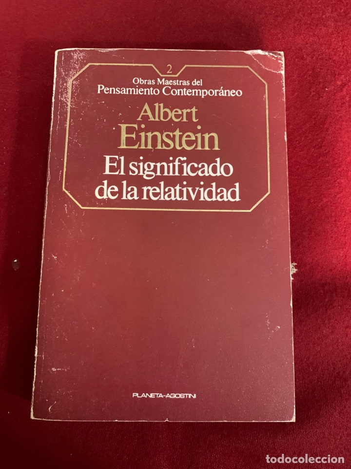Libros de segunda mano de ciencias: El significado de la relatividad. Albert Einstein. - Foto 1