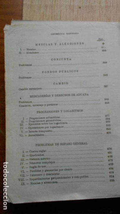 Libros de segunda mano de ciencias: Aritmetica razonada - Foto 6
