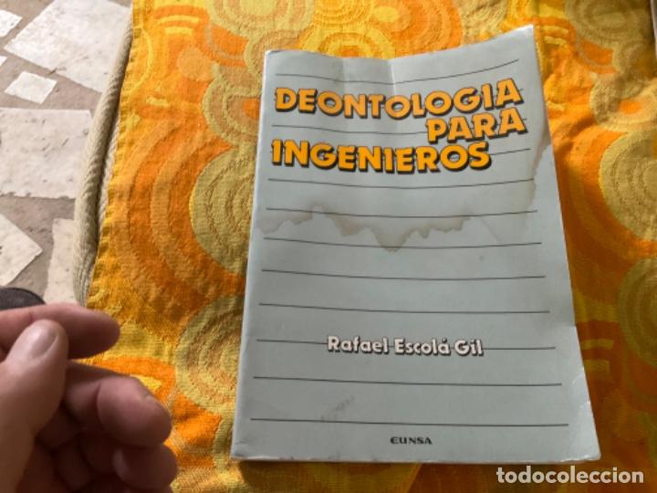 Gebrauchte B&uuml;cher der Wissenschaften: Deontologia para ingenieros rafael escola gil eunsa 1987 universidad navarra