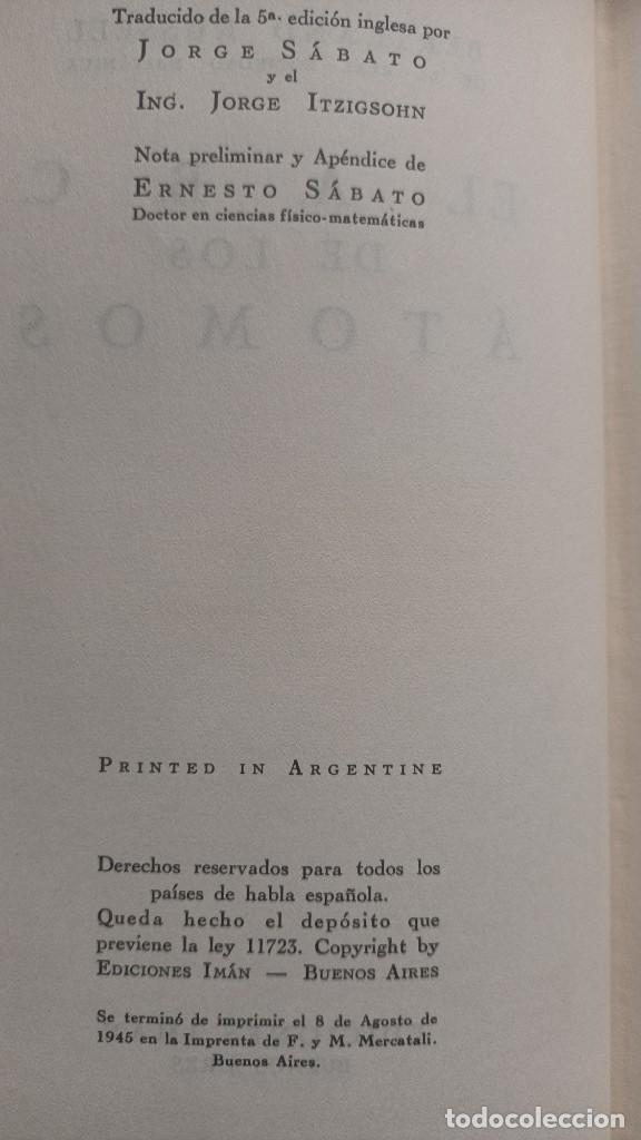 Libros de segunda mano de ciencias: EL A. B. C. DE LOS ATOMOS - RUSSELL, BERTRAND - PRIMERA EDICI&Oacute;N 1945 - Foto 4
