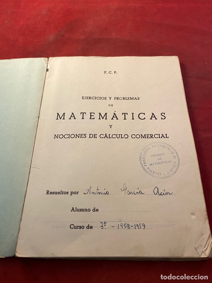 Libros de segunda mano de ciencias: MATEM&Aacute;TICAS Y NOCIONES DE C&Aacute;LCULO COMERCIAL - Foto 2