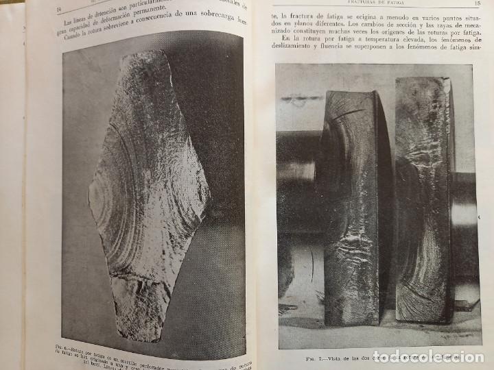 Libros de segunda mano de ciencias: La fatiga de los metales de R. Cazaud - Foto 10