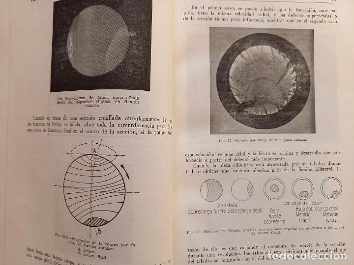 Libros de segunda mano de ciencias: La fatiga de los metales de R. Cazaud - Foto 11