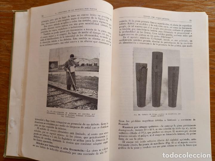 Libros de segunda mano de ciencias: La fatiga de los metales de R. Cazaud - Foto 14