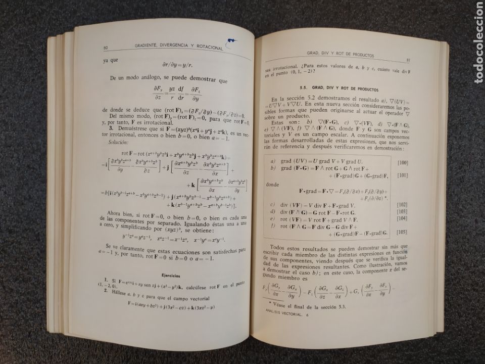 Libros de segunda mano de ciencias: AN&Aacute;LISIS VECTORIAL / S. SIMONS / 1968. EDITORIAL ALHAMBRA - Foto 4