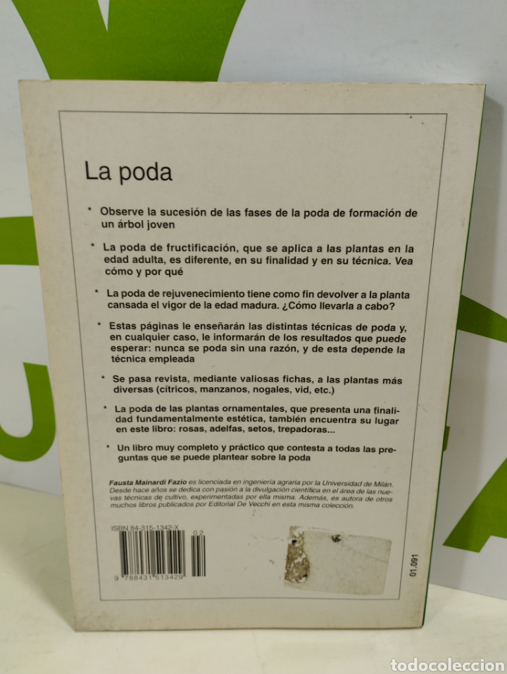 Libros de segunda mano: La poda. Como, cuando por qu&eacute;. Editorial de vecchi. - Foto 2