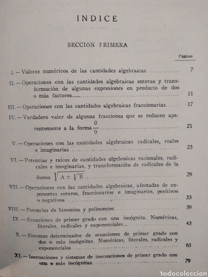 Libros de segunda mano de ciencias: EJERCICIOS Y PROBLEMAS DE ALGEBRA / M. GARCIA ARDUA / 1962 - Foto 3