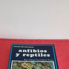 Libros de segunda mano: FAUNA DE NAVARRA 2 - ANFIBIOS Y REPTILES - DEP. ZOOLOGÍA UNIVERSIDAD NAVARRA. Lote 343547208