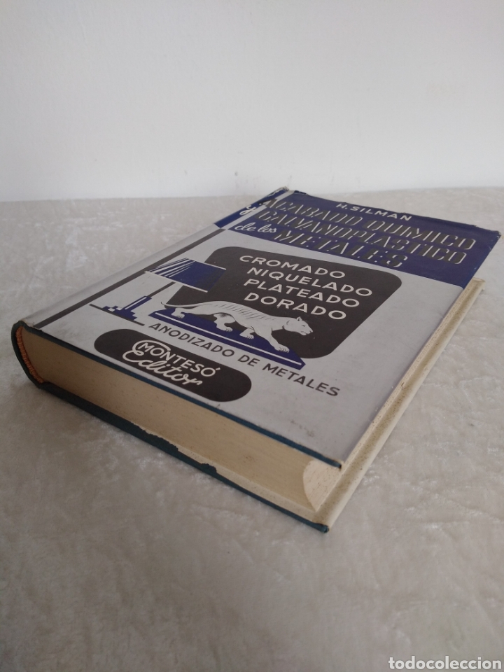 Libros de segunda mano de ciencias: ACABADO QU&Iacute;MICO Y GALVANOPL&Aacute;STICO DE LOS METALES , H. SILMAN - Foto 4