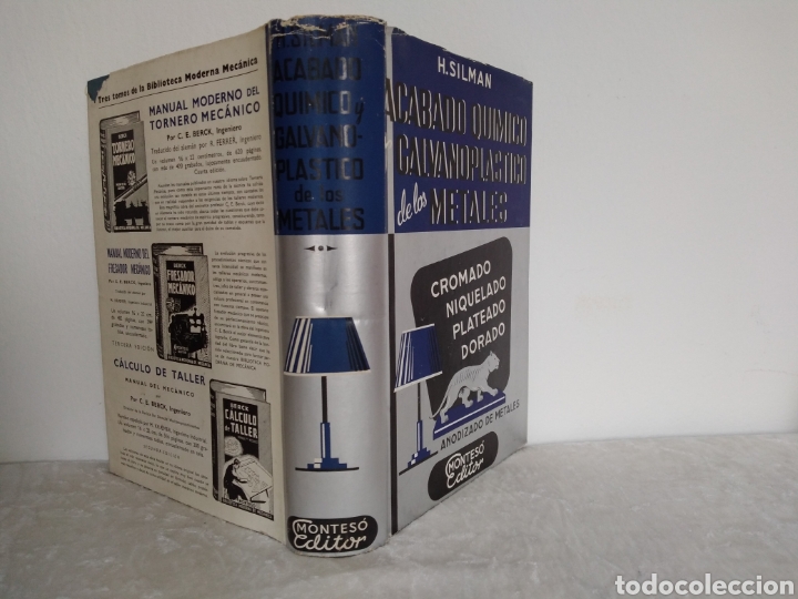 Libros de segunda mano de ciencias: ACABADO QU&Iacute;MICO Y GALVANOPL&Aacute;STICO DE LOS METALES , H. SILMAN - Foto 2