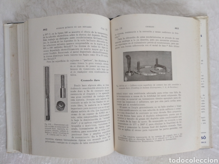 Libros de segunda mano de ciencias: ACABADO QU&Iacute;MICO Y GALVANOPL&Aacute;STICO DE LOS METALES , H. SILMAN - Foto 7