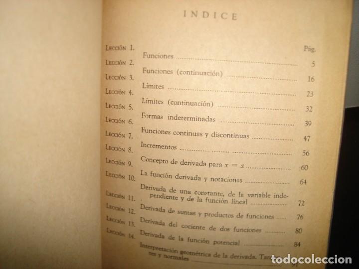 Libros de segunda mano de ciencias: 8- C&Aacute;LCULO DIFERENCIAL E INTEGRAL - MARCELO SANTOL&Oacute; - Foto 4