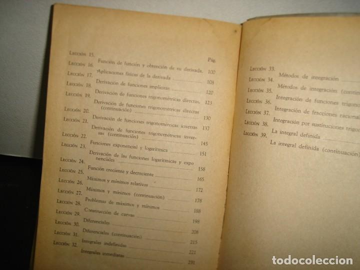 Libros de segunda mano de ciencias: 8- C&Aacute;LCULO DIFERENCIAL E INTEGRAL - MARCELO SANTOL&Oacute; - Foto 5