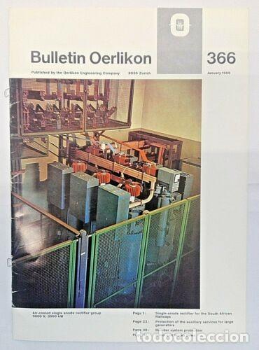 Libros de segunda mano de ciencias: BULLETIN OERLIKON N&ordm; 366, 1966 - Foto 1