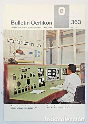 Libros de segunda mano de ciencias: BULLETIN OERLIKON N&ordm; 363, 1965 - Foto 1