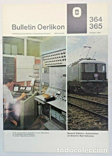 Libros de segunda mano de ciencias: BULLETIN OERLIKON N&ordm; 365, 1965 - Foto 1
