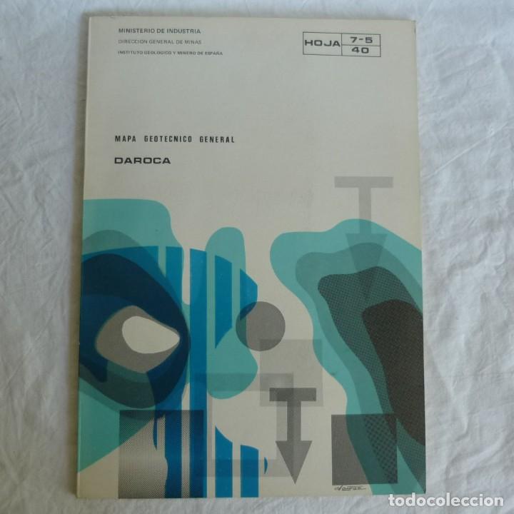 Libros de segunda mano: Mapa geot&eacute;cnico general 1:200.000, 1976, Daroca - Foto 1