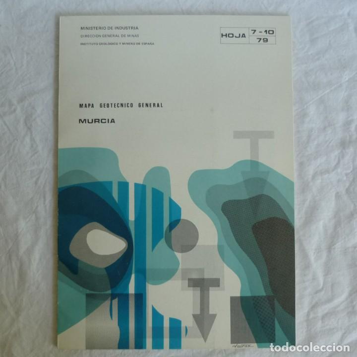 Libros de segunda mano: Mapa geot&eacute;cnico general 1:200.000, 1977, Murcia - Foto 1