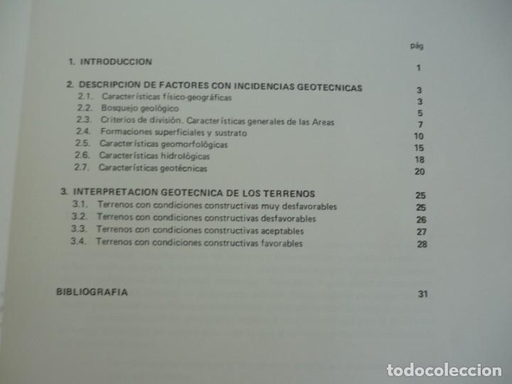 Libros de segunda mano: Mapa geot&eacute;cnico general 1:200.000, 1977, Murcia - Foto 6