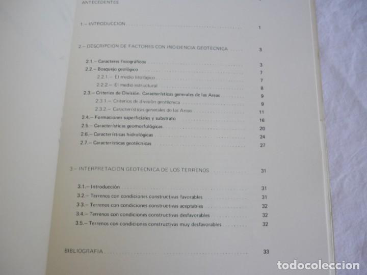 Libros de segunda mano: Mapa geot&eacute;cnico general 1:200.000, 1973, Granada - M&aacute;laga - Foto 6