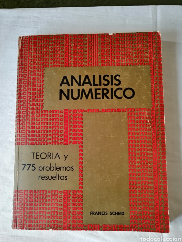 Libros de segunda mano de ciencias: Analisis Numerico. Francis Scheid. 1972. McGraw-Hill - Foto 1