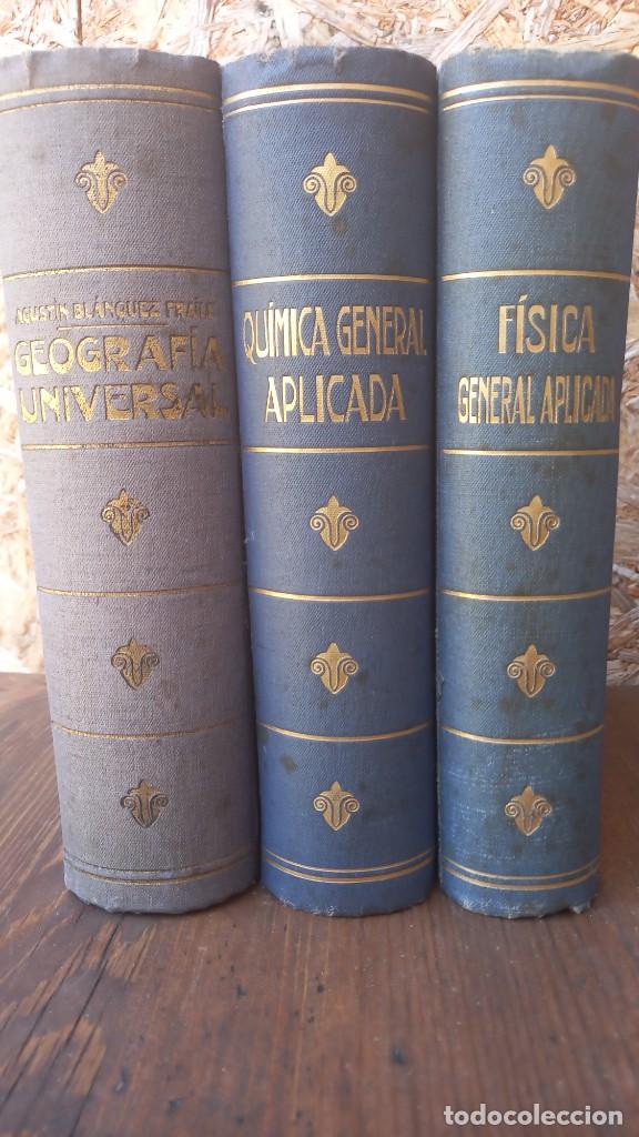 Libros de segunda mano de ciencias: TRES TOMOS BIBLIOTECA HISPANIA (EDIT. SOPENA). - Foto 1