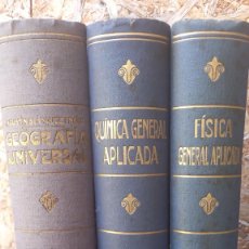 Libros de segunda mano de Ciencias: TRES TOMOS BIBLIOTECA HISPANIA (EDIT. SOPENA).. Lote 344237513