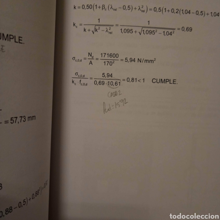 Libros de segunda mano de ciencias: EJERCICIOS RESUELTOS. ESTRUCTURAS 2 #4405 - Foto 7
