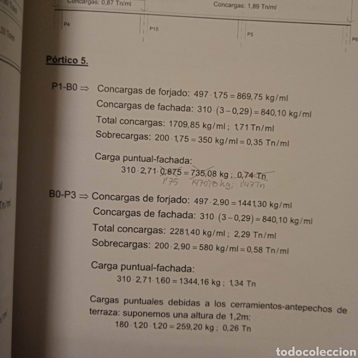 Libros de segunda mano de ciencias: EJERCICIOS RESUELTOS. ESTRUCTURAS 2 #4405 - Foto 9