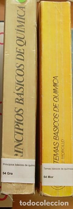 Libros de segunda mano de ciencias: LOTE 2 Libros TEMAS BASICOS DE QUIMICA + PRINCIPIOS BASICOS DE QUIMICA Reverte Alhambra - Foto 2