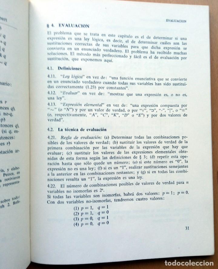 Libros de segunda mano de ciencias: Compendio de L&oacute;gica matem&aacute;tica, de J. M. Bochenski - Foto 4