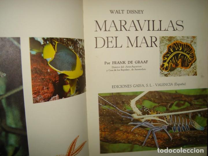 Libros de segunda mano: 9- MARAVILLAS DEL MAR - WALT DISNEY - 1968 - Foto 3