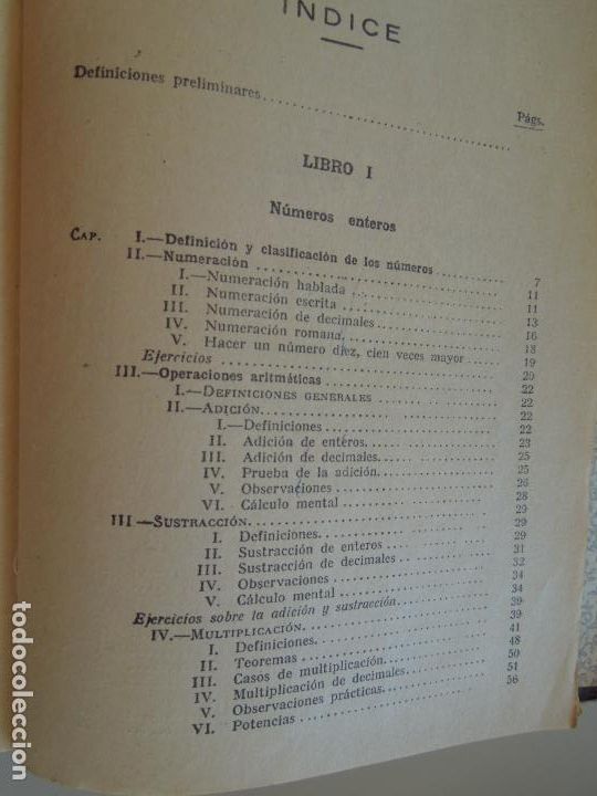 Libros de segunda mano de ciencias: ARITM&Eacute;TICA RAZONADA - CURSO SUPERIOR - EDICIONES BRU&Ntilde;O 195.. - Foto 3