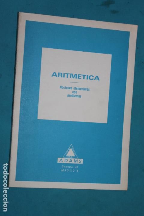 Libros de segunda mano de ciencias: ARITMETICA, NOCIONES ELEMENTALES CON PROBLEMAS - Foto 1