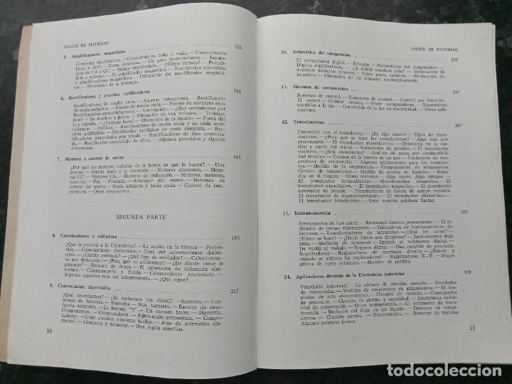 Libros de segunda mano de ciencias: Libro: ELECTR&Oacute;NICA INDUSTRIAL &iexcl;Qu&eacute; sencilla!. Paraninfo 1965. - Foto 6