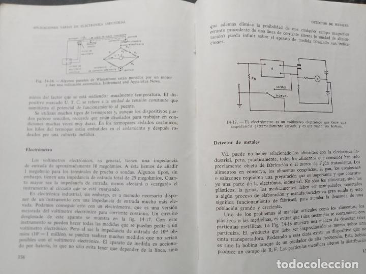 Libros de segunda mano de ciencias: Libro: ELECTR&Oacute;NICA INDUSTRIAL &iexcl;Qu&eacute; sencilla!. Paraninfo 1965. - Foto 15