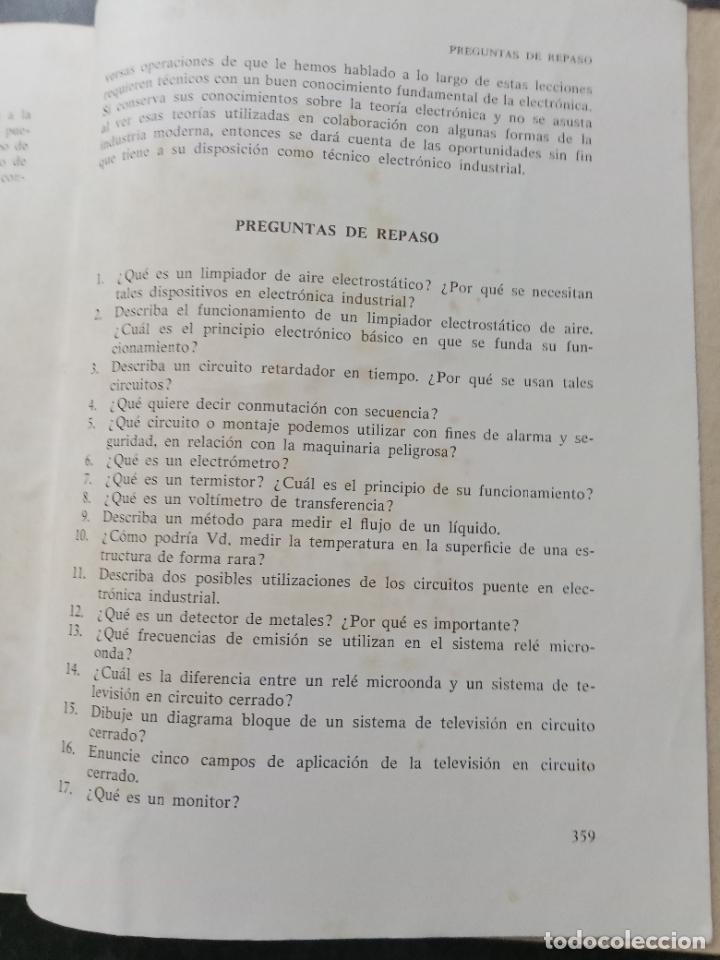 Libros de segunda mano de ciencias: Libro: ELECTR&Oacute;NICA INDUSTRIAL &iexcl;Qu&eacute; sencilla!. Paraninfo 1965. - Foto 16