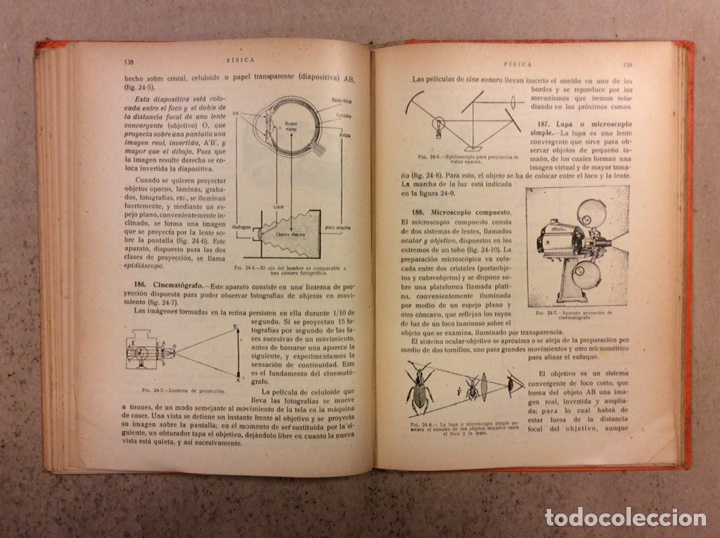 Libros de segunda mano de ciencias: F&Iacute;SICA. QUINTO CURSO DE BACHILLERATO - COMUNES (PLAN DE 1953). EDICIONES BRU&Ntilde;O 1954 - Foto 6