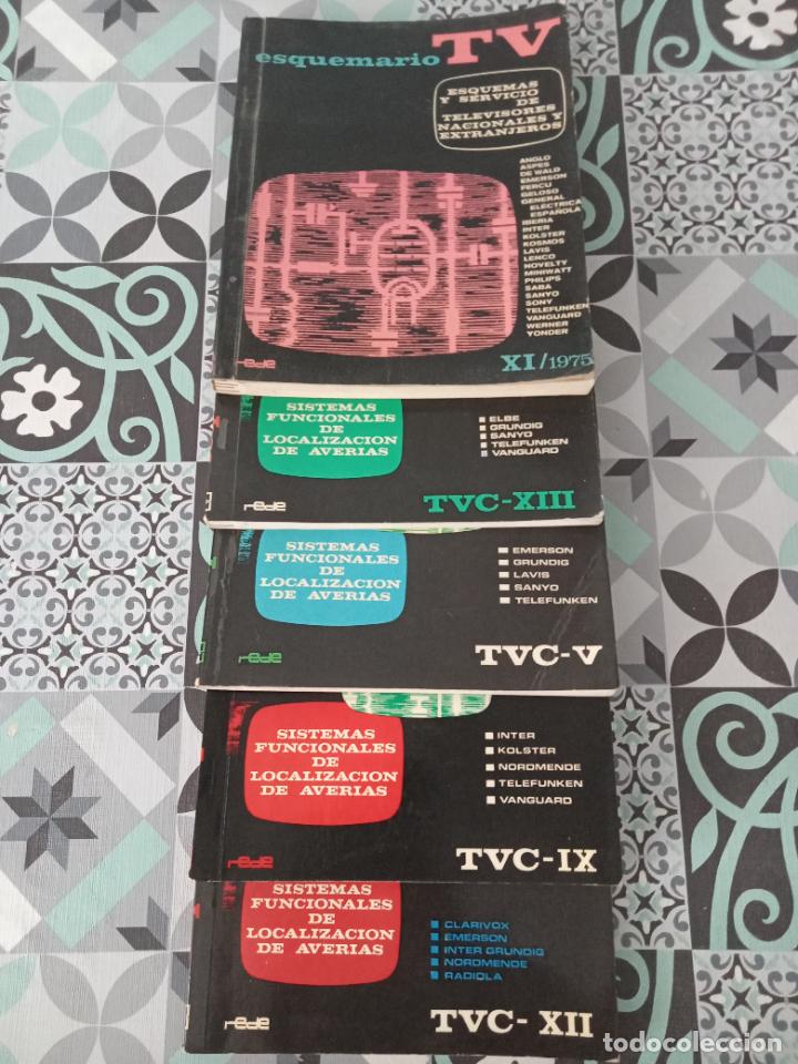 Libros de segunda mano de ciencias: Lote de Esquemarios TV REDE - Foto 3