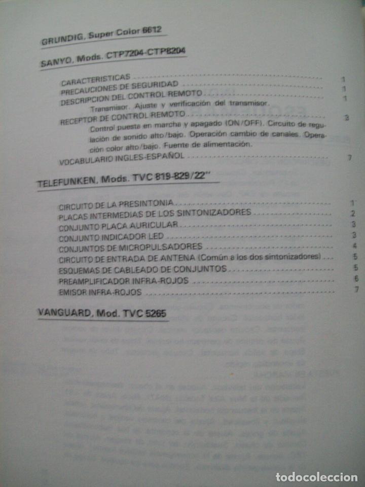 Libros de segunda mano de ciencias: Lote de Esquemarios TV REDE - Foto 6